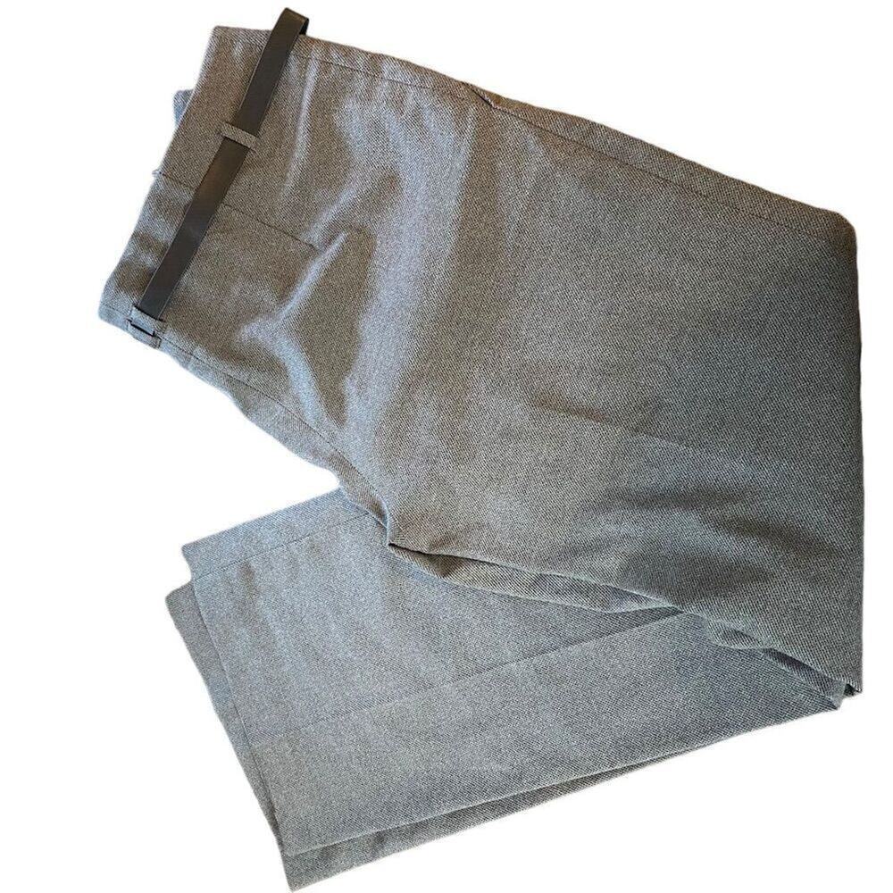 Rw&Co Women's Gray Dress Pants With Belt Size 12p Business Classic Fit — image 7 of 8